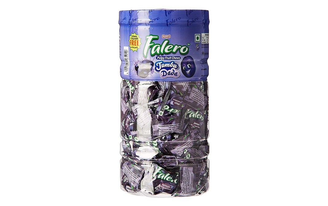 Falero Jumbu Dada Pulpy Fruit Chews   Jar  619 grams